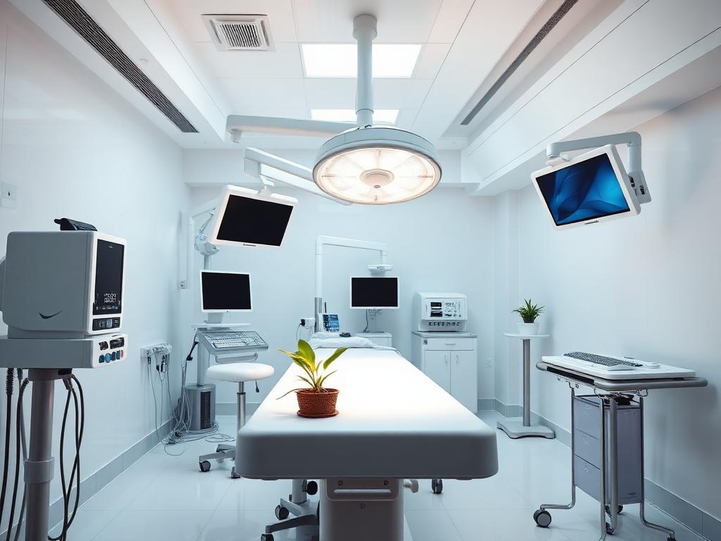 Modern Gurukul hospital treatment room